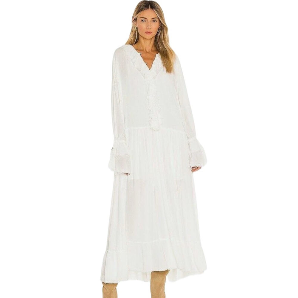 NEW FREE PEOPLE Sweet Darlin Maxi Dress l - Picture 2 of 6